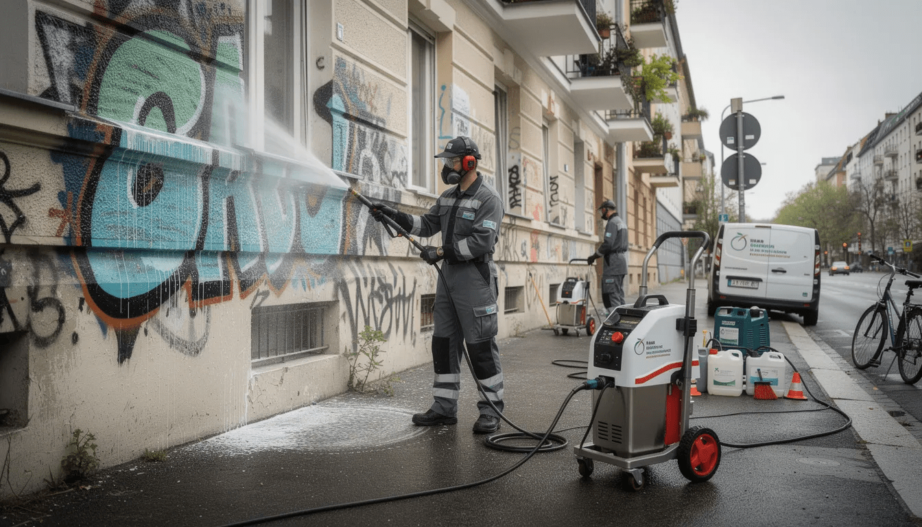 Graffitientfernung Berlin - Sinus Clean
